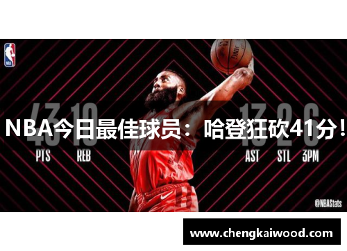 NBA今日最佳球员：哈登狂砍41分！